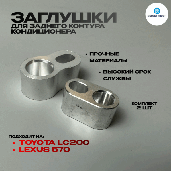 Заглушки кондиционера Toyota LC200/ Lexus 570 (без холодильника)