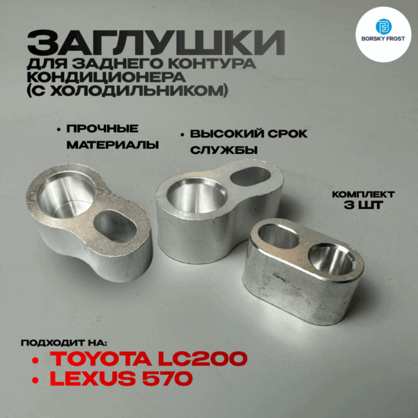 Заглушки кондиционера Toyota LC200/ Lexus 570 (с холодильником)